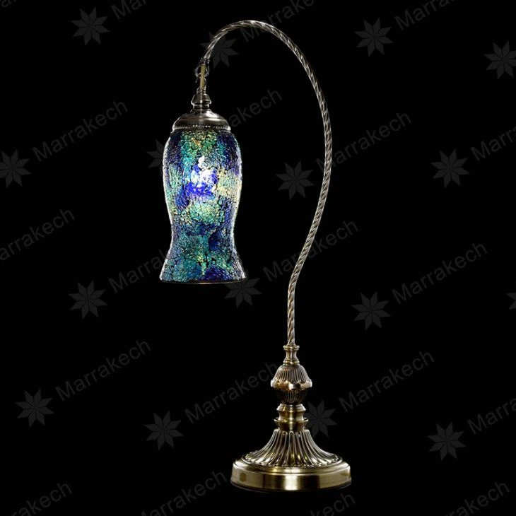 Mosaic Glass Turkish Lamp